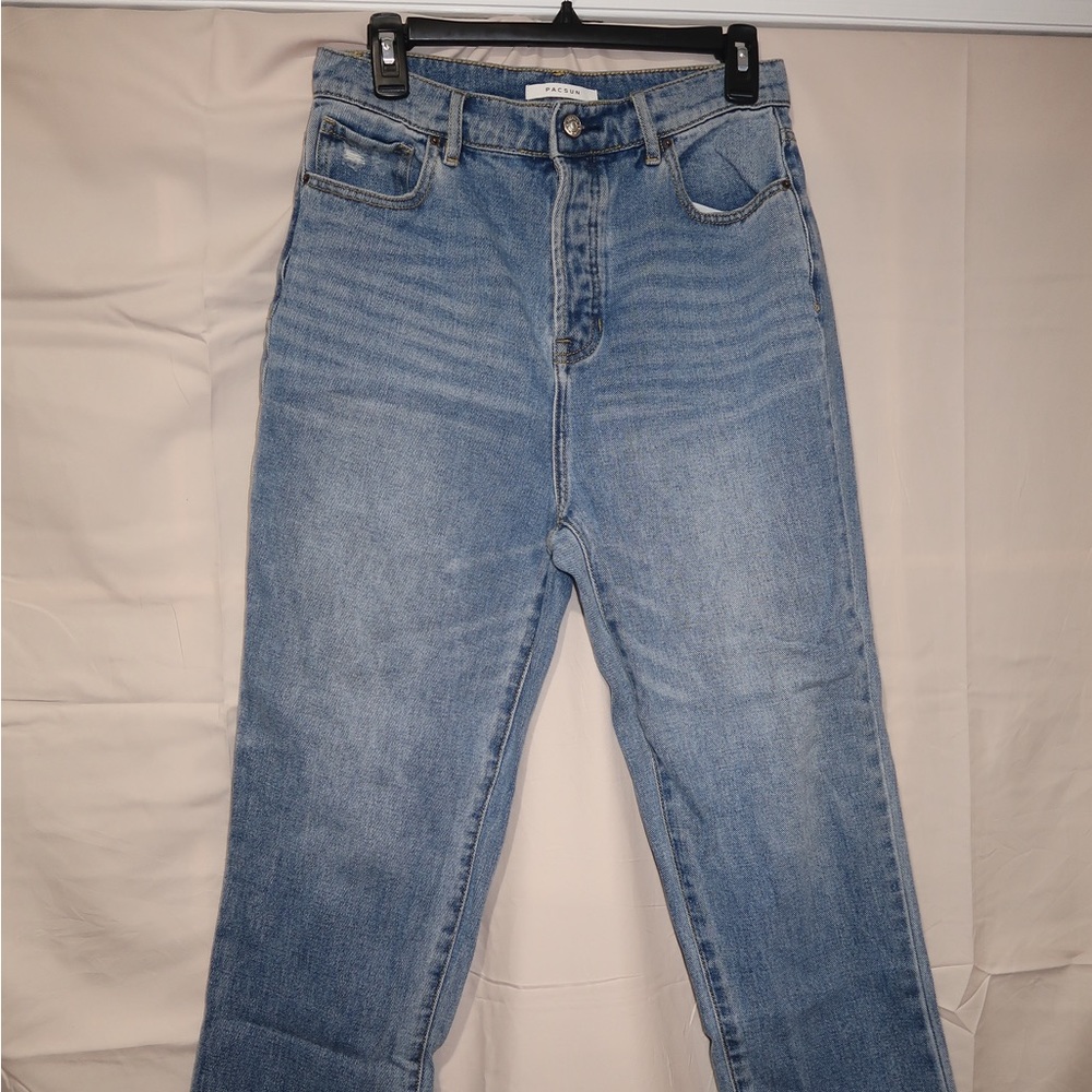High rise straight leg FineLine Jeans